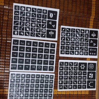 [GIẢM GIÁ BẤT NGỜ]  Khuôn xăm henna - Tattoo ngẫu nhiên