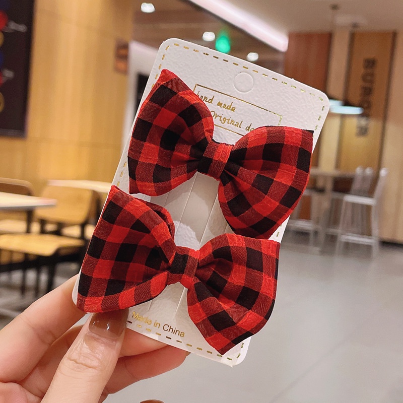 {Nơ caro} CẶP KẸP NƠ CHO BÉ - KẸP MỎ VỊT NƠ LOLITA - KẸP NƠ
