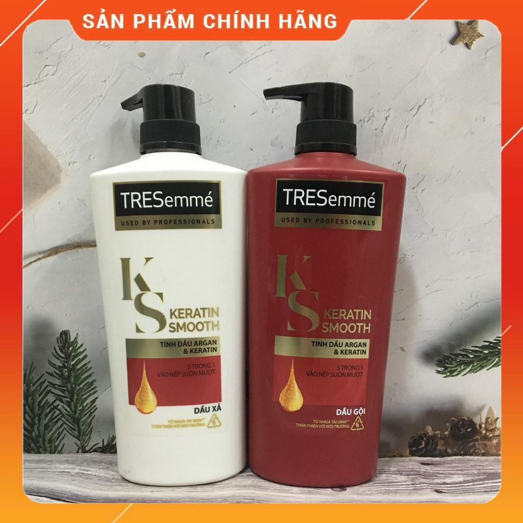 [Hàng chuẩn] Combo dầu gội , dầu xả, Tresemme Thái Lan 450ml các màu