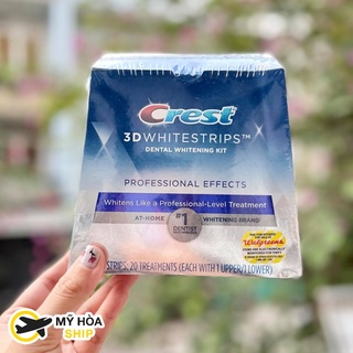 Hộp 40 miếng dán trắng răng Crest 3D Whitestripes Professional Effects