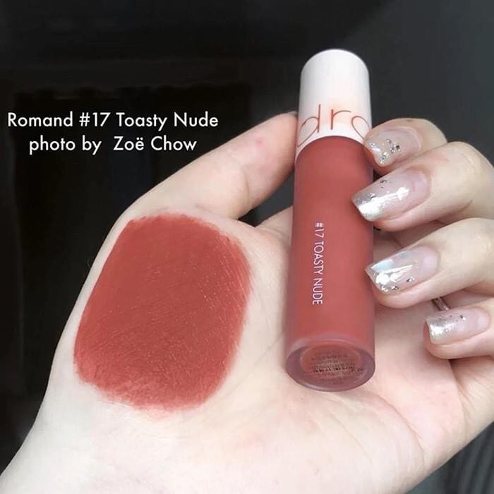 (Màu 12,13,14,15,16,17) Son Kem Romand Zero Velvet Tint - Mẫu mới