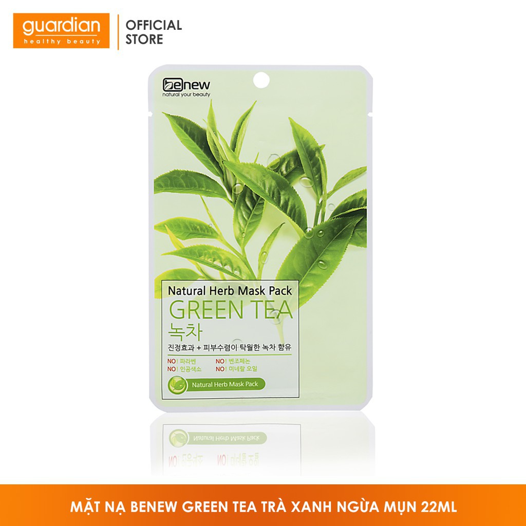 Mặt Nạ Benew Green Tea Trà Xanh Ngừa Mụn 22ml