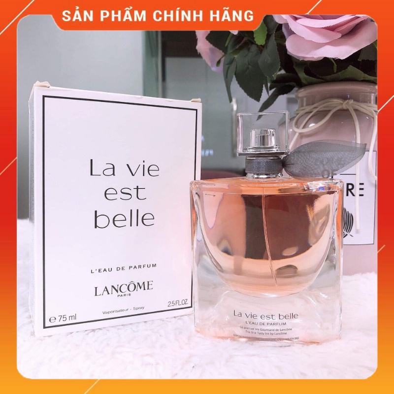 Nước Hoa Nữ Thơm Lâu Iancome La Vie 75ml Lưu Hương 8h Hương Thơm Ngọt Ngào, Quyến Rũ Đi Làm Đi chơi