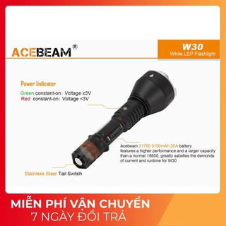 ĐÈN PIN LASER TRẮNG ACEBEAM W30