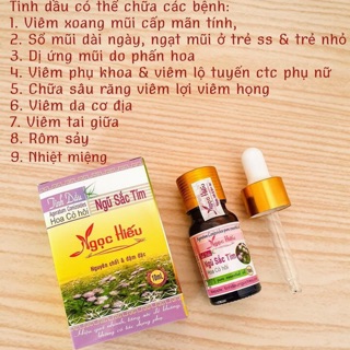 Tinh dầu ngũ sắc tím hiệu Ngọc Hiếu