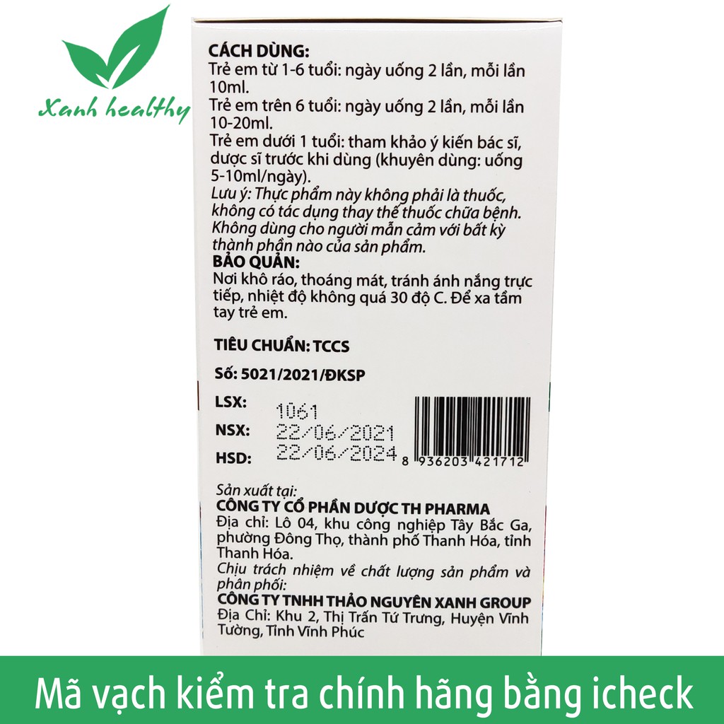 Siro Mát gan Liver Actiso Baby gold thành phần thảo dược giúp giảm mụn nhọt, mẩn ngứa, rôm sảy hiệu quả cho bé từ 1 tuổi