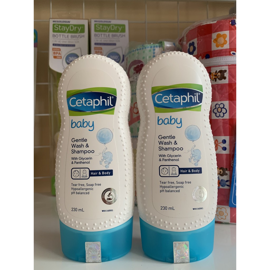 Sữa tắm và gội cho trẻ em Cetaphil baby Gentle Wash & Shampoo
