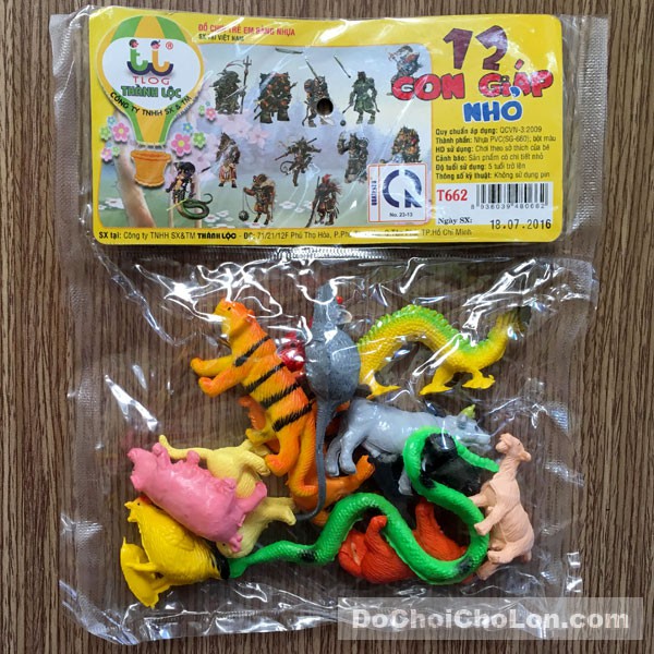 BỘ NHỰA THÚ 12 CON GIÁP