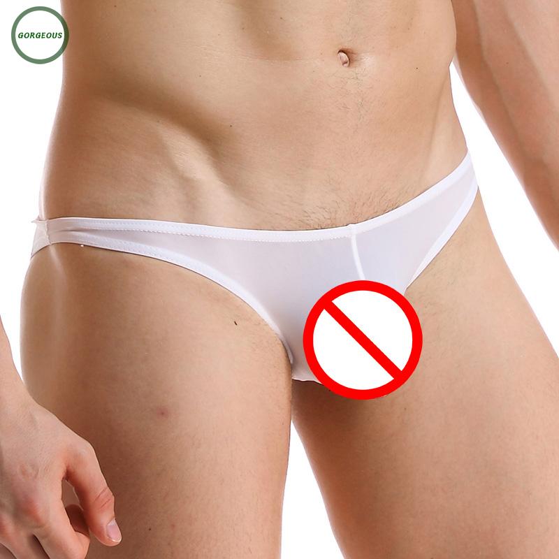 Men Slim Fit Briefs Bulge Pouch Panties Knickers Low Rise Lingerie Thin Thongs