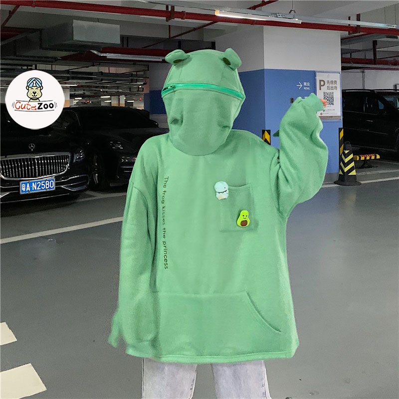 Áo Hoodie HOÀNG TỬ ẾCH form rộng hot trend Áo Hoodie Unisex có mũ cá tính - CUTE_ZOO