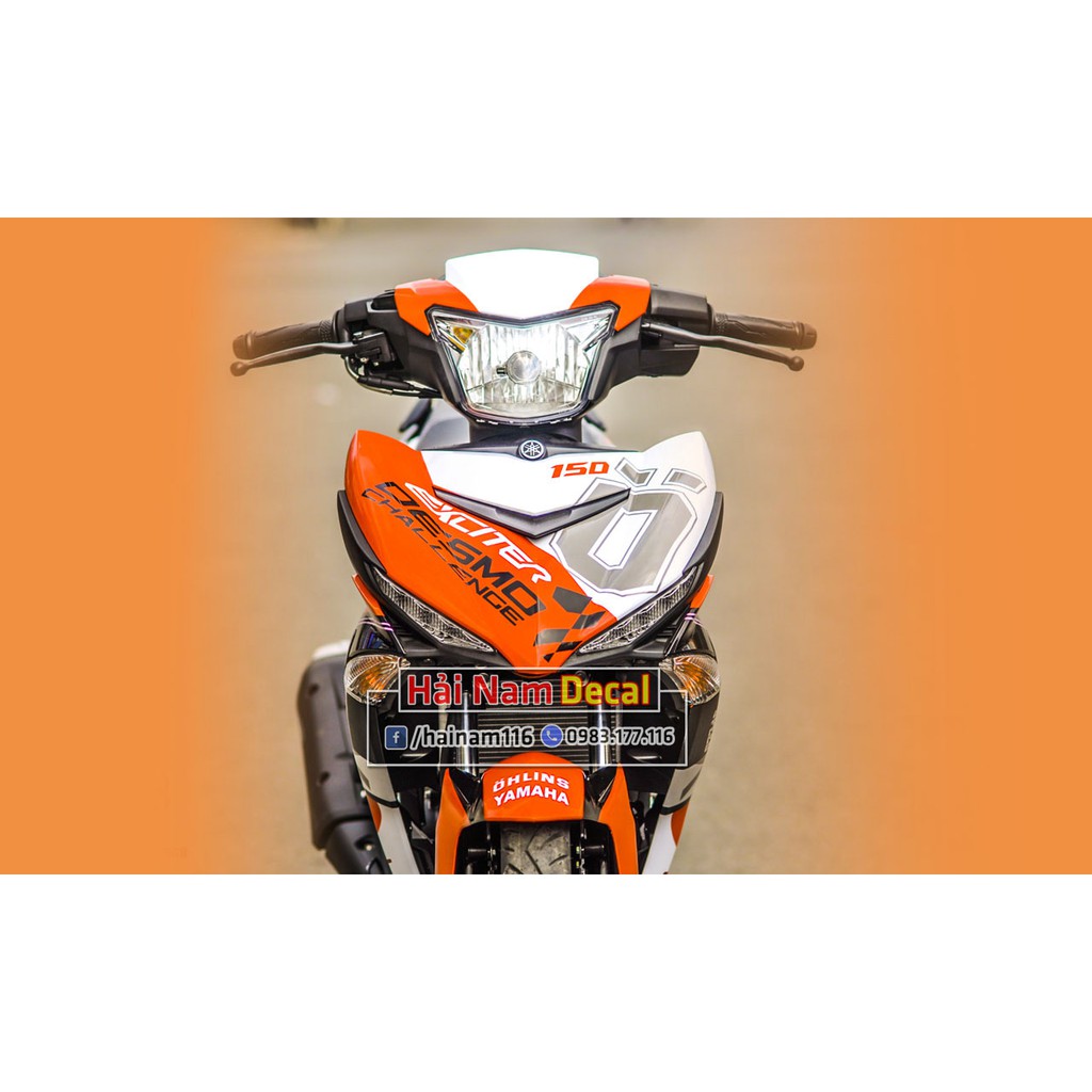 Tem Trùm Exciter 150 Cam Đen Crg