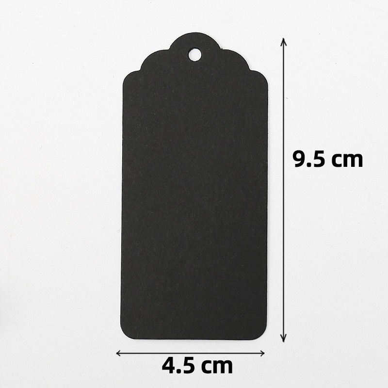 Set 100 Thẻ Giấy kraft 4.5*9.5cm Tự Trang Trí Thiệp