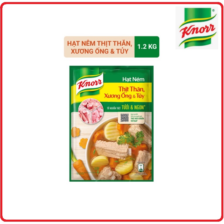 Hạt Nêm KNORR Thịt Thăn Xương Ống &amp; Tuỷ Bổ Sung VITAMIN A