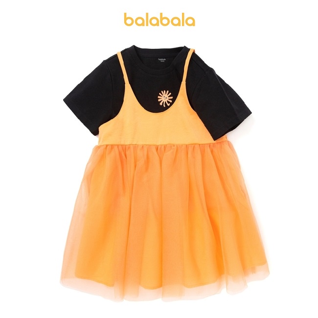 (3-7 tuổi) Set váy kèm áo bé gái hãng BALABALA 201221119004