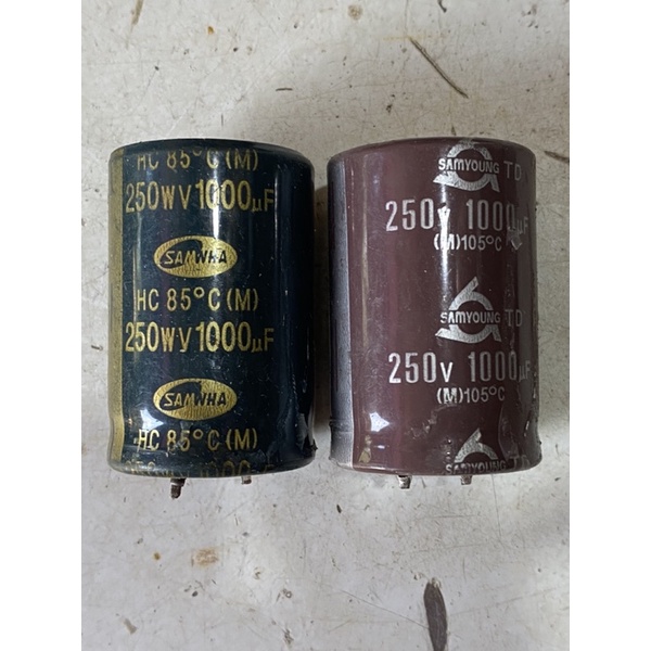 Tụ hoá 200V 250V 470uf 820uf 1000uf 1200uf hàng tháo máy chất lượng cao