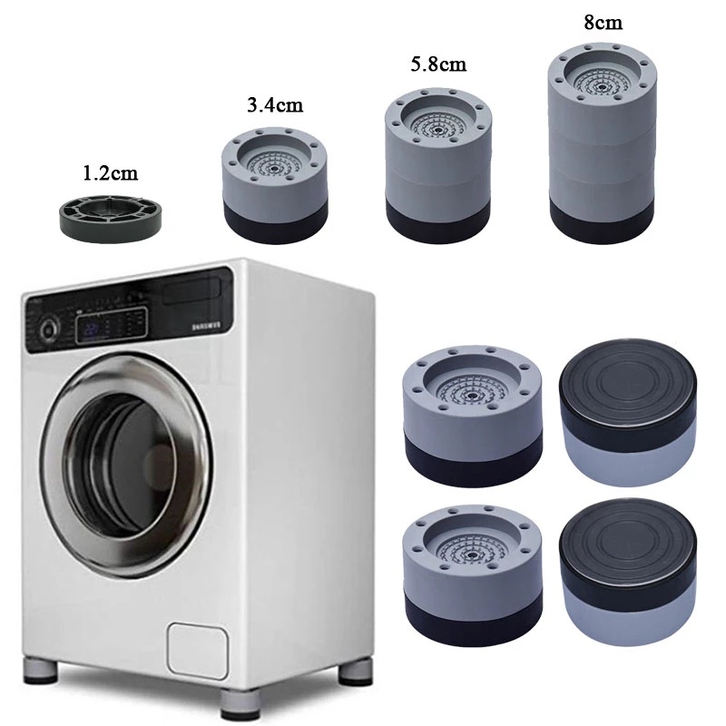 1 Miếng Đệm Cao Su Chống Rung / Chống Trượt / Tiếng Ồn Thông Dụng Cho Máy Giặt / Tủ Lạnh