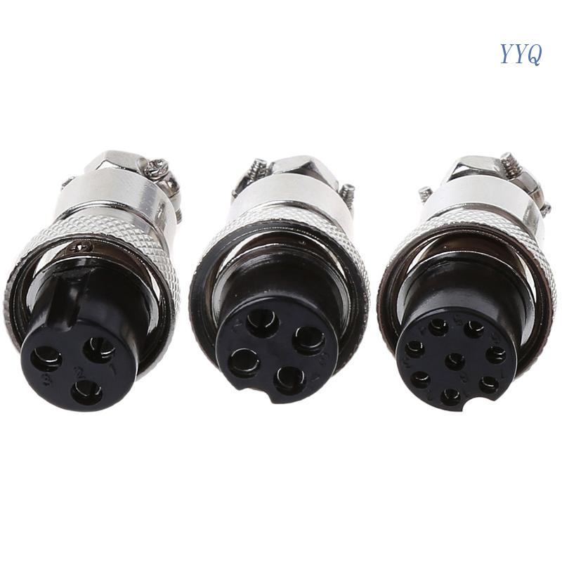 Đầu Nối Dây Điện Nhanh Giắc Cắm 3 / 4 / 8 Chấu YYQ GX16
