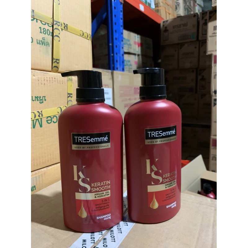 Dầu gội Tresemme 5in1 Thái Lan màu đỏ 450ml