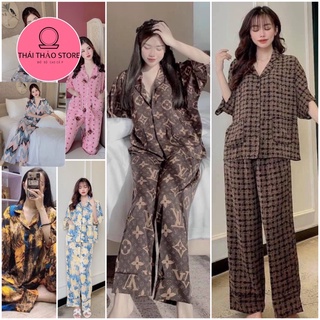 Đồ bộ pijama cánh dơi -Lụa mango cao cấp.