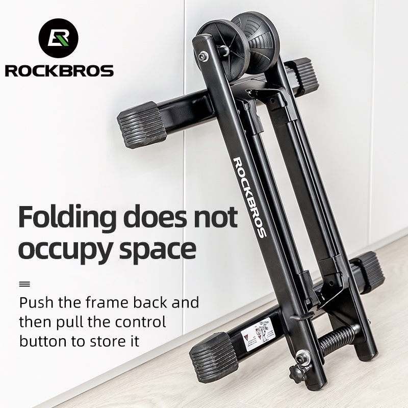 Rockbros Giá Đỡ Bánh Xe Đạp Leo Núi Bằng Thép Carbon Có Thể Gấp Gọn Tiện Dụng