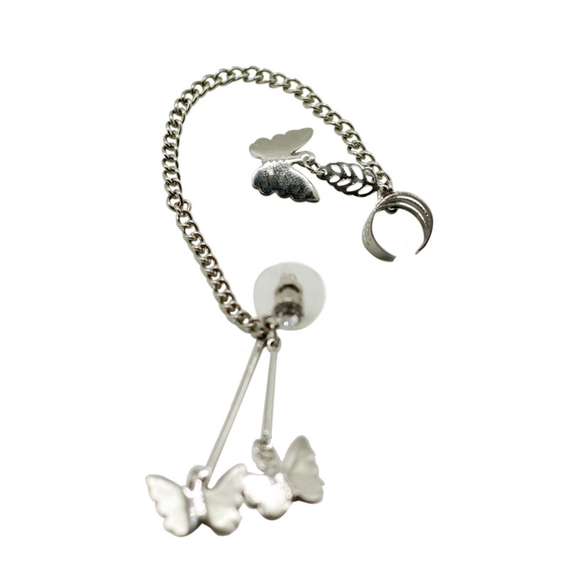 Bông tai trang trí hình bươm bướm cá tính phong cách retro