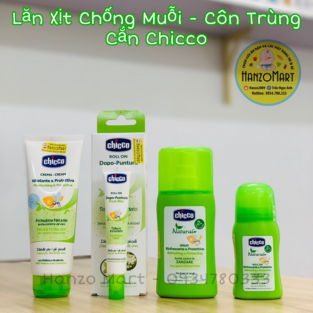 Lăn bôi vết muỗi đốt, côn trùng cắn Chicco