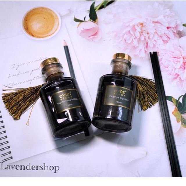 Tinh dầu khuếch tán Eyun Aroma I13A mùi Scent of Shangrila - Champs Elysees - Mysterious - English Freesia - White tea