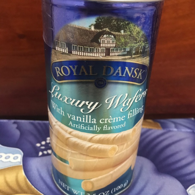 ROYAL DANSK Bánh Quế Cao Cấp Hương Vani 100g