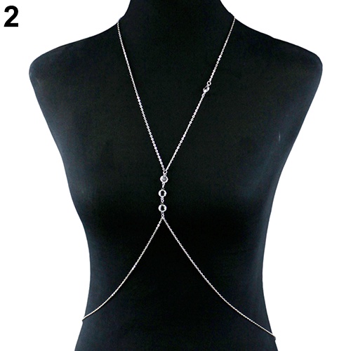 Vòng cổ Đeo Hông Hình Thánh Giá Đính Đá Dành Cho Nữ