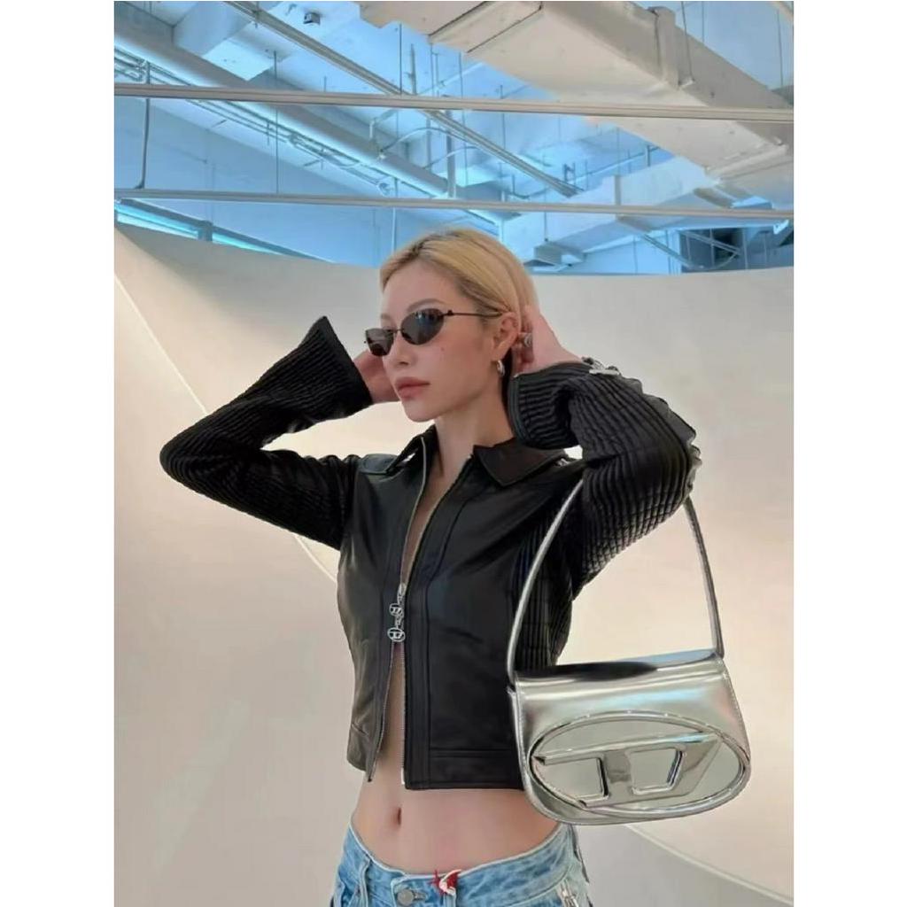 Bộ Túi Đeo Vai 1DR + Thắt Lưng + Túi Bụi + BILL MINI 20 * 13 CM Không Hộp-Diesal Cho Nữ