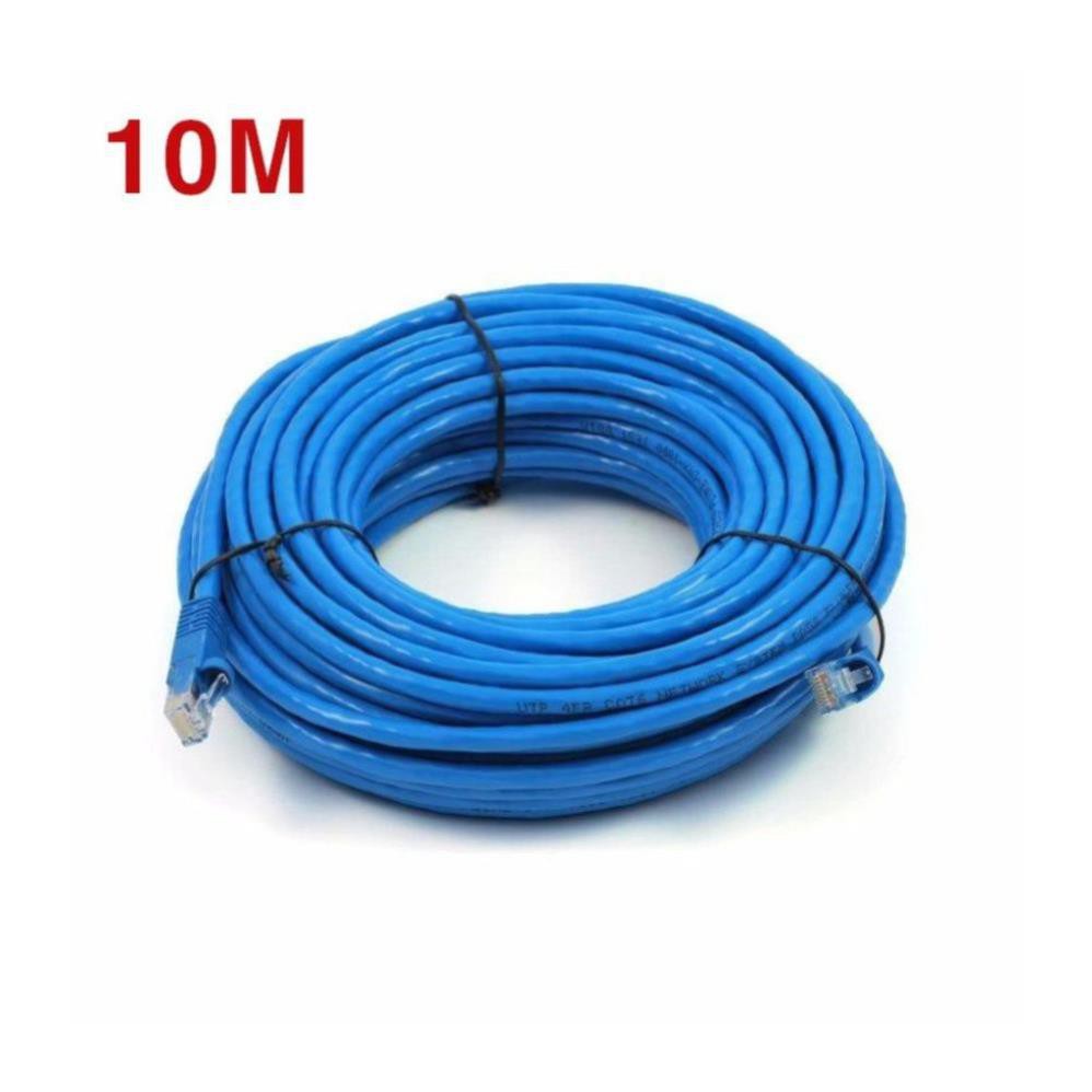 Dây Mạng Lan Bấm Sẵn 10M Cho Máy Tính