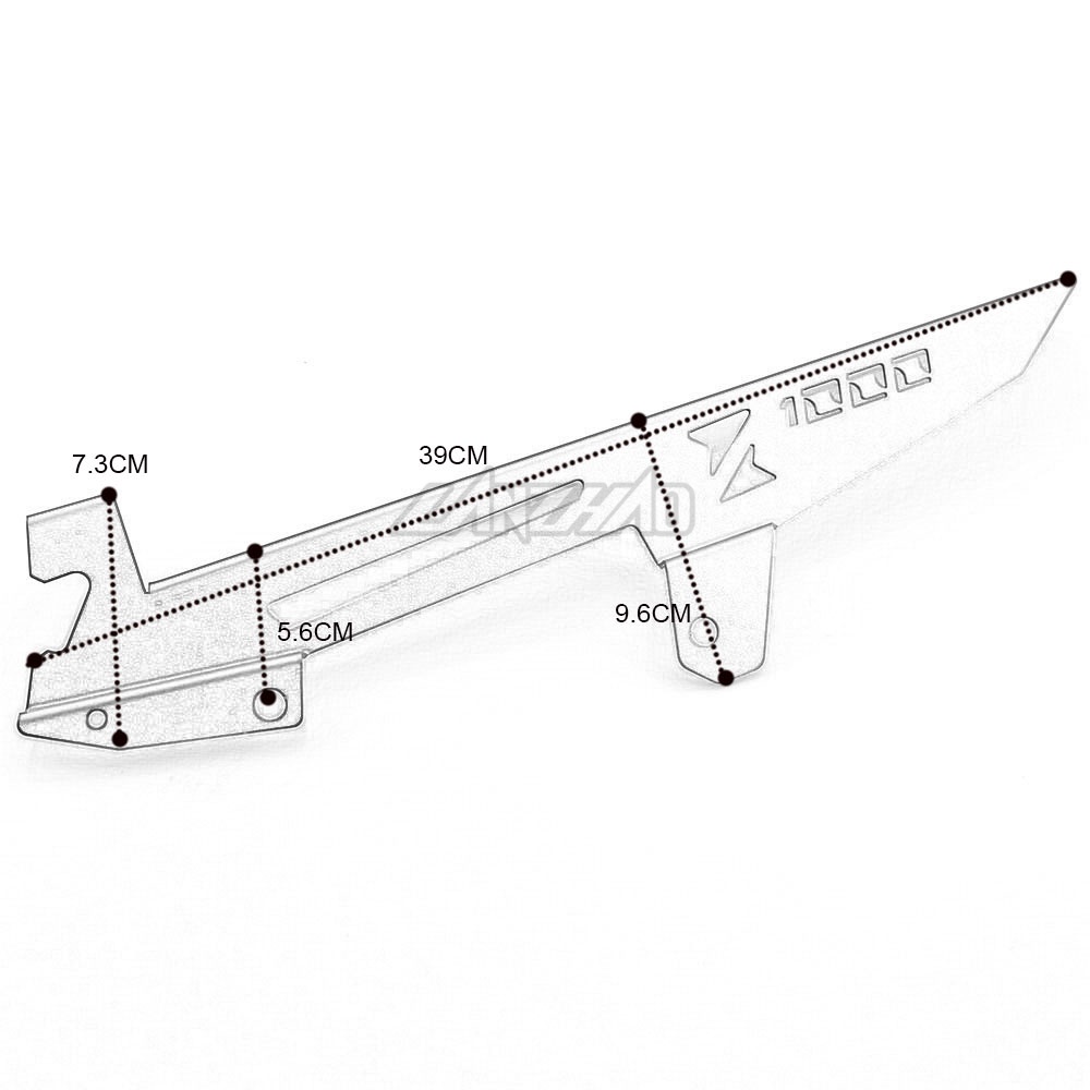Ốp Bảo Vệ Dây Xích Phía Sau Dành Cho Xe Mô Tô kawasaki z1000 2015-2022