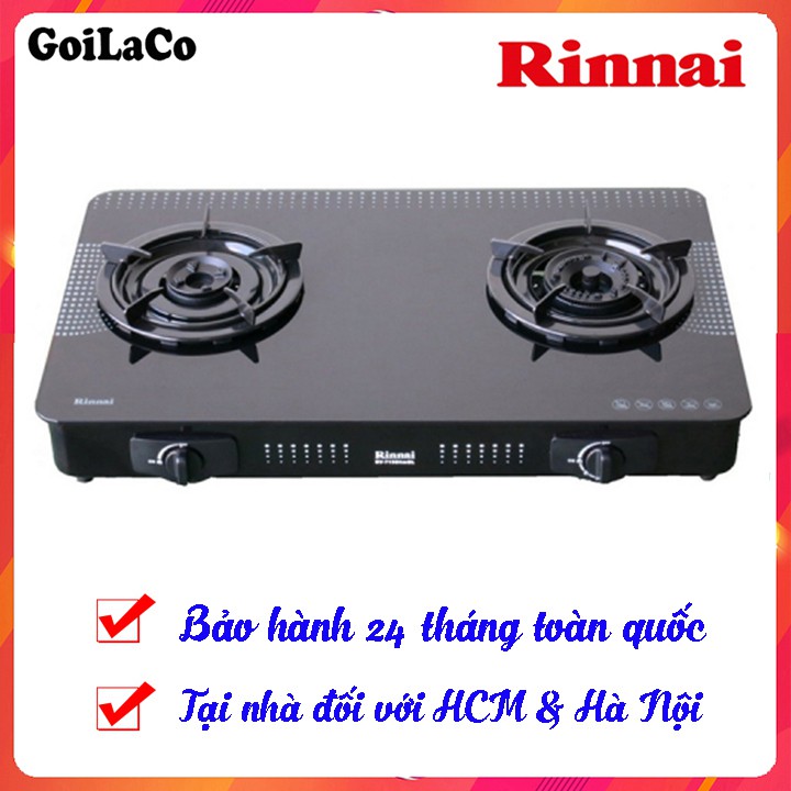 Bếp gas 7 tấc Rinnai RV-715Slim(GL-D), Chén đồng có đầu hâm, Siêu tiết kiệm gas