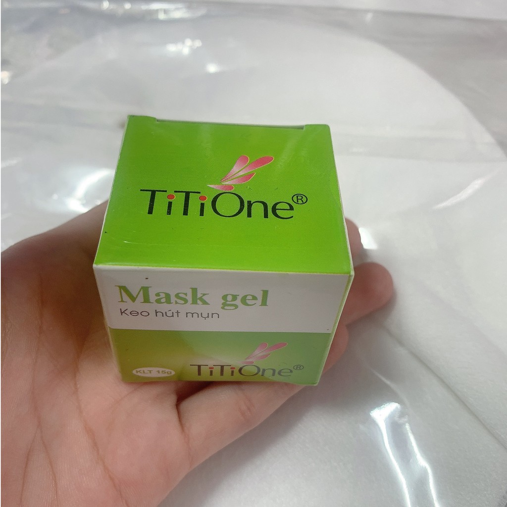 Combo gel lột mụn titione nha đam 15gr+kèm 10 giấy lột mụn