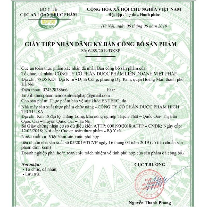 Viên uống ENTERO PLUS  - giúp cân bằng hệ vi sinh đường ruột, rối loạn tiêu hóa