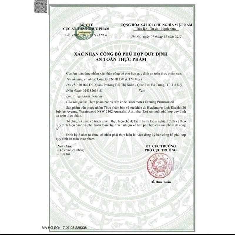 Hoa Anh Thảo Blackmores Evening Primrose 190 viên cân bằng nội tiết tố