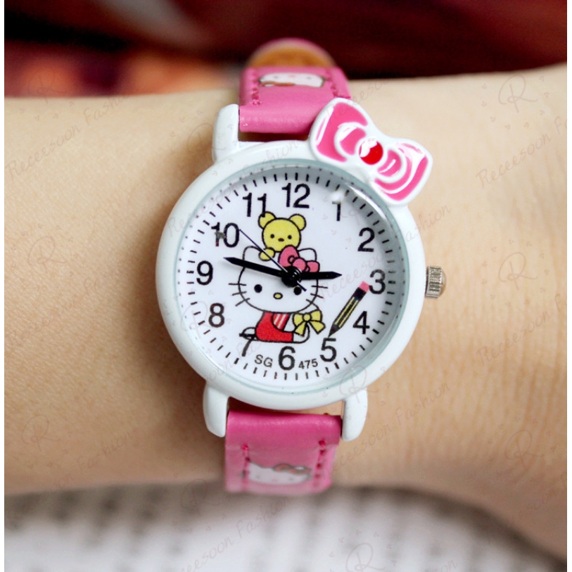 Đồng hồ đeo tay hình Hello Kitty cho bé gái | BigBuy360 - bigbuy360.vn