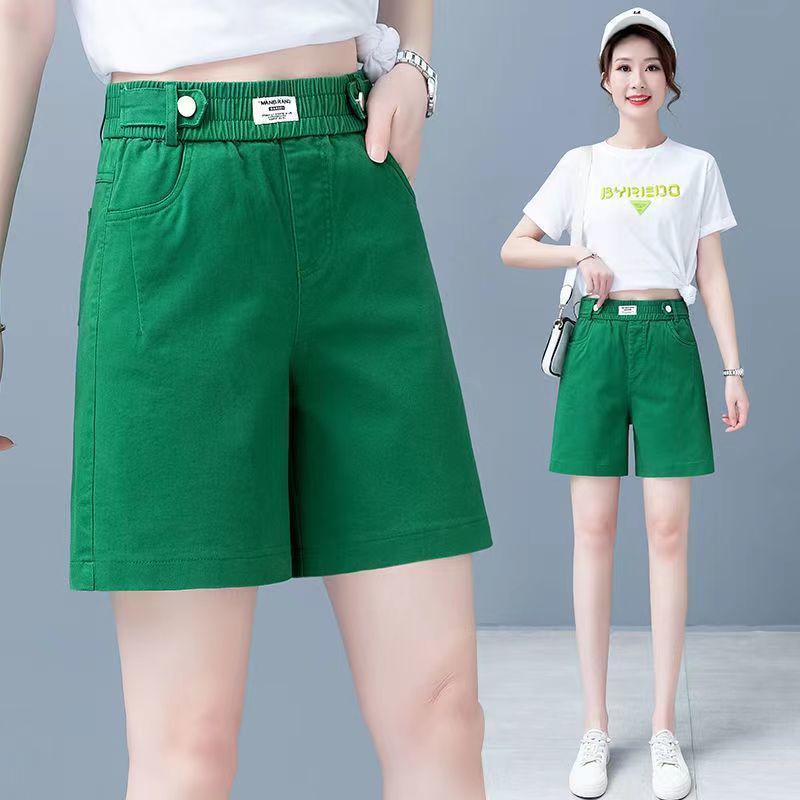 Quần Lửng Bốn Điểm Dáng Rộng Lưng Cao Mỏng Thời Trang Mùa Hè Hàng Mới Dành Cho Bạn Nữ 2022