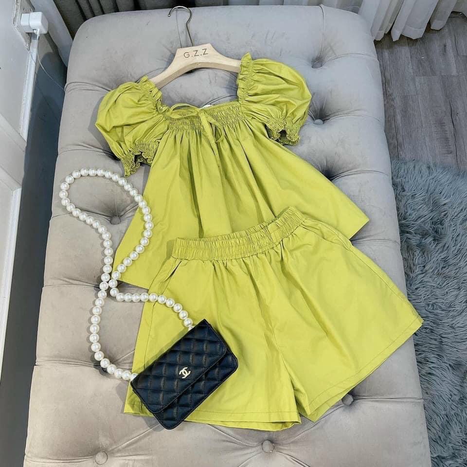 SET BỘ ĐỒ NỮ NGẮN TIỂU THƯ SANG CHẢNH , TT