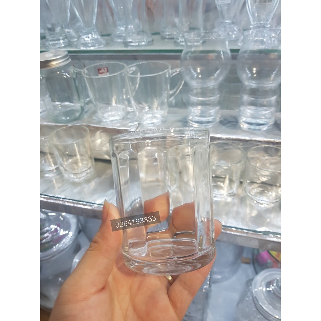 Cốc thủy tinh Sọc 200ml 6 chiếc