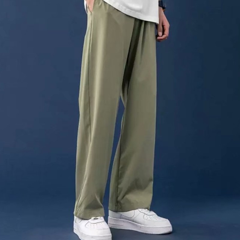 Quần Thể Thao Ống Đứng Thời Trang Hè Năng Động quần nam phong cách Hàn Quốc quần jogger nam ống rộng from rộng quần ống suông