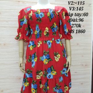 ĐẦM VOAN HOA BIG SIZE
