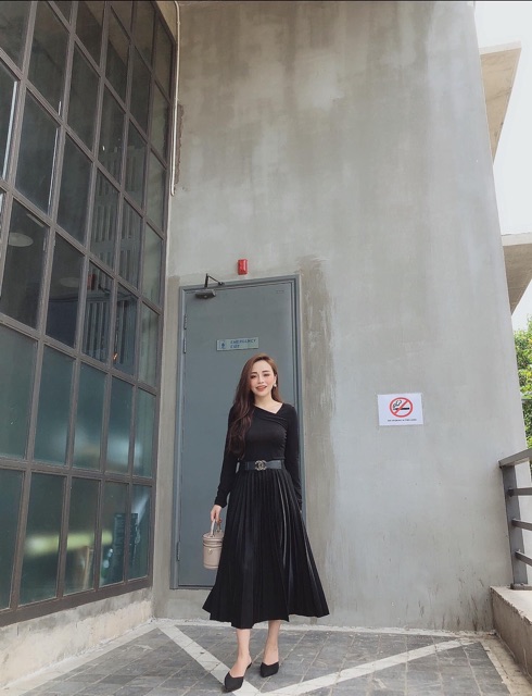 [GIÁ HUỶ DIỆT] Chân váy xếp ly dài