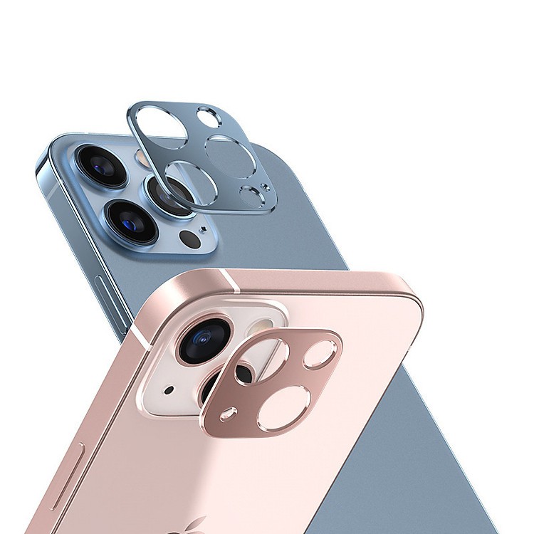 Miếng Dán Kim Loại bảo vệ Camera cho iPhone 13 Mini / 13 / 13 Pro / 13 Pro Max.