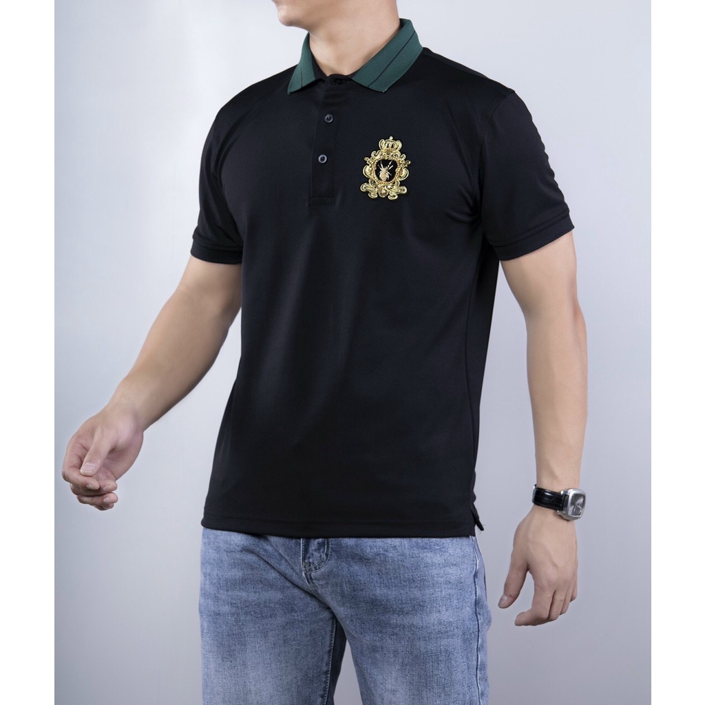 Áo Thun Polo Nam Cổ Bẻ Thêu Logo Đính Đá 𝑪𝒉𝒂̂́𝒕 𝒄𝒐𝒕𝒕𝒐𝒏 100%- Ảnh Thật | WebRaoVat - webraovat.net.vn