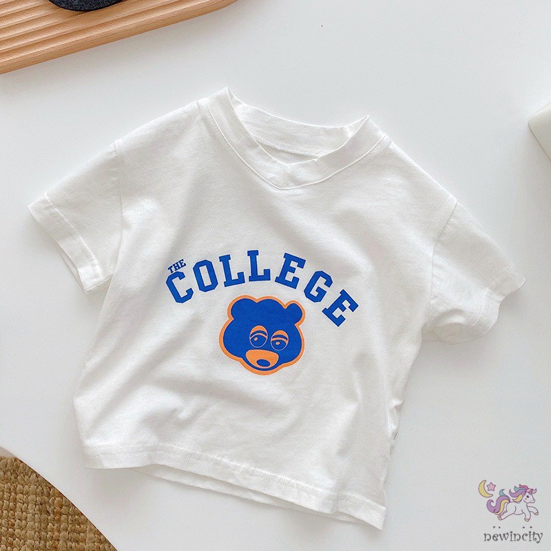 Set Áo Thun Tay Ngắn Và Quần Short Thời Trang Thoải Mái Cho Trẻ Em