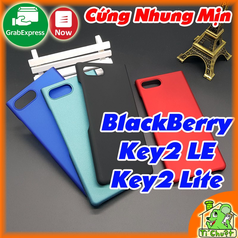 Ốp Lưng BlackBerry Key2 LE/ KeyTwo Lite Edition nhựa cứng phủ nhung mịn