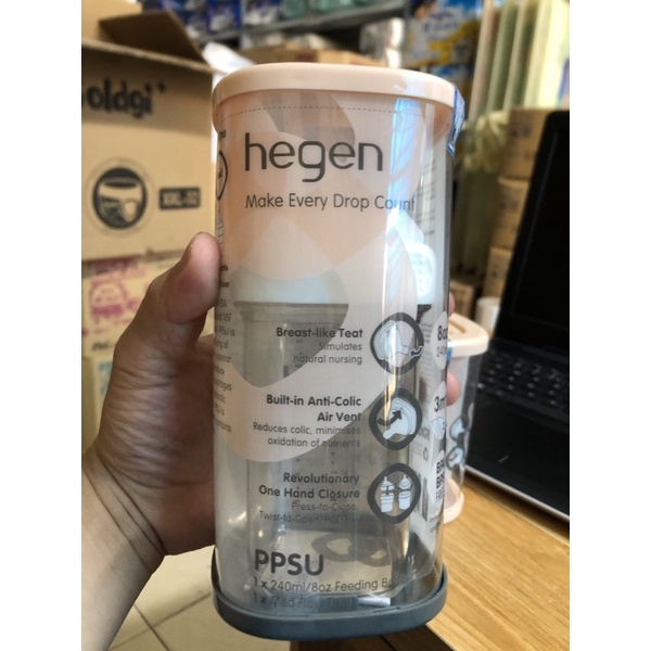 Bình sữa Hegen PPSU 150ml ,240ml chính hãng