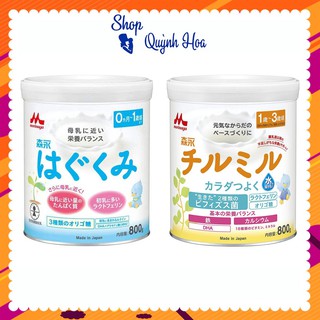 Sữa mát cho bé / Sữa Morinaga nội địa Nhật / Sữa Morinaga Nhật số 0-1 / số 1-3, 800g - [CHÍNH HÃNG - TEM PHỤ TIẾNG VIỆT]