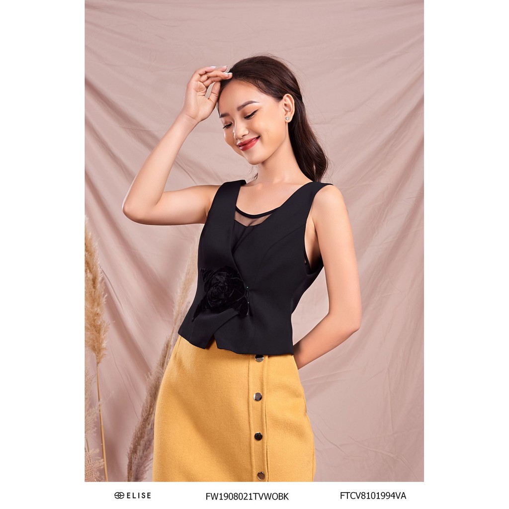 [Mã FAMALLT5 giảm 15% đơn 150k] Áo vest không tay thiết kế Elise